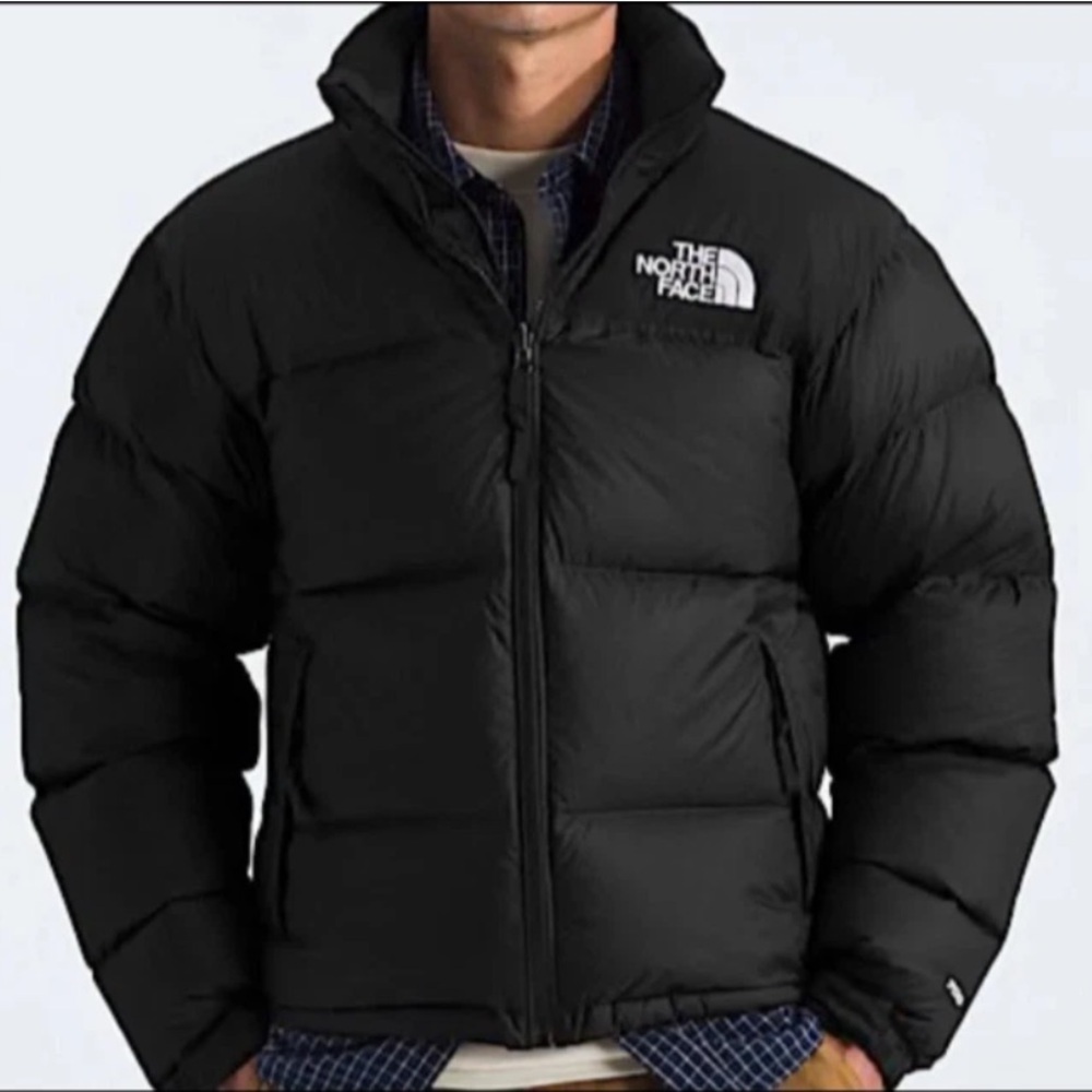 The North Face DOWN Retro Nuptse 700 Black Puffer Jacket Men’s Medium Vintage